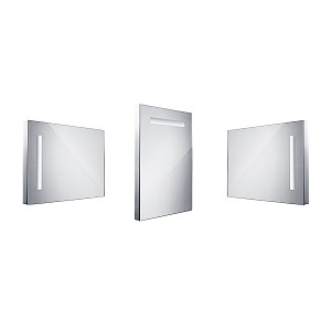 Zrcadlo do koupelny 50x70 s osvětlením