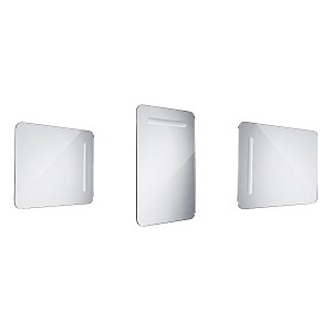 Zrcadlo do koupelny 50x70 s osvětlením
