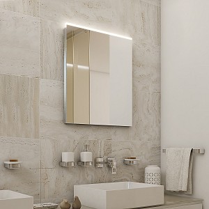 Zrcadlo do koupelny 90x60 s osvětlením