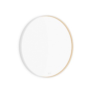 Bílé LED zrcadlo pr. 800 se dvěma dotykovými senzory