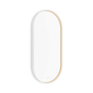 Bílé LED zrcadlo 450x900 se dvěma dotykovými senzory