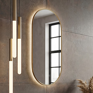 LED zrcadlo s podsvícením, 40 x 80, dotykový senzor
