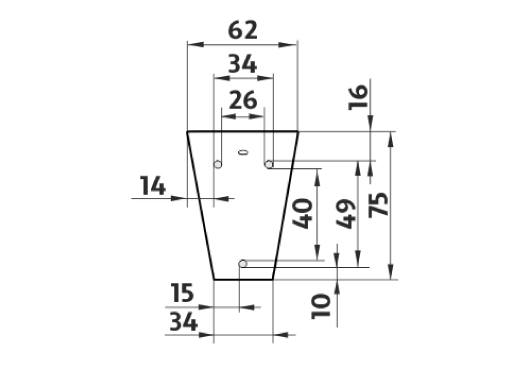 Fixing bracket - HP