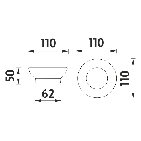 Spare soap dish
