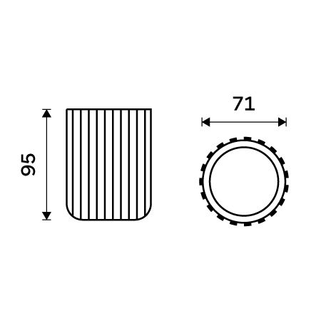 Pohárek na kartáčky