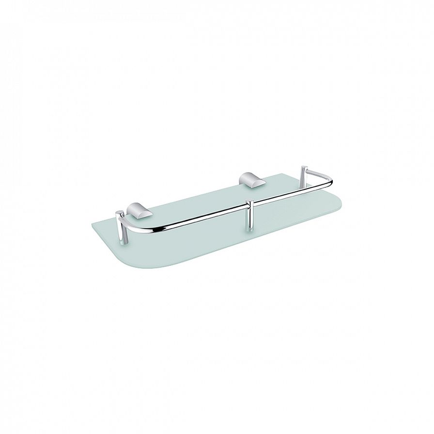 Shelf with rail, 30 cm