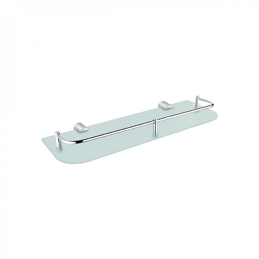 Shelf with rail, 40 cm