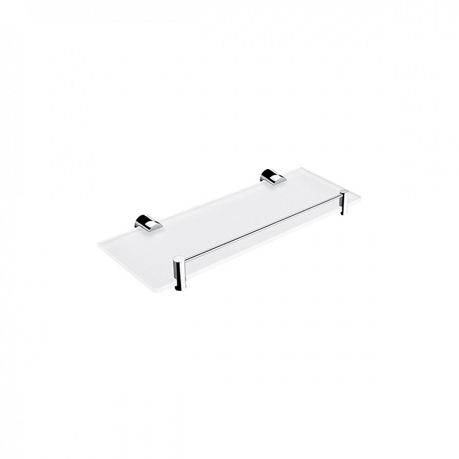 Shelf with rail, 30 cm