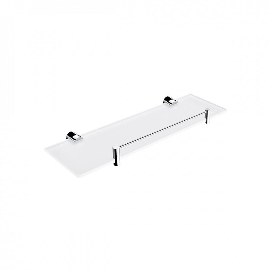 Shelf with rail, 40 cm