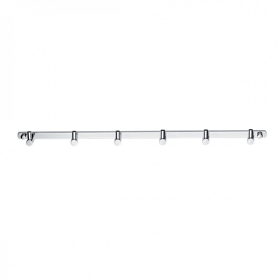 Rail with 6 hooks