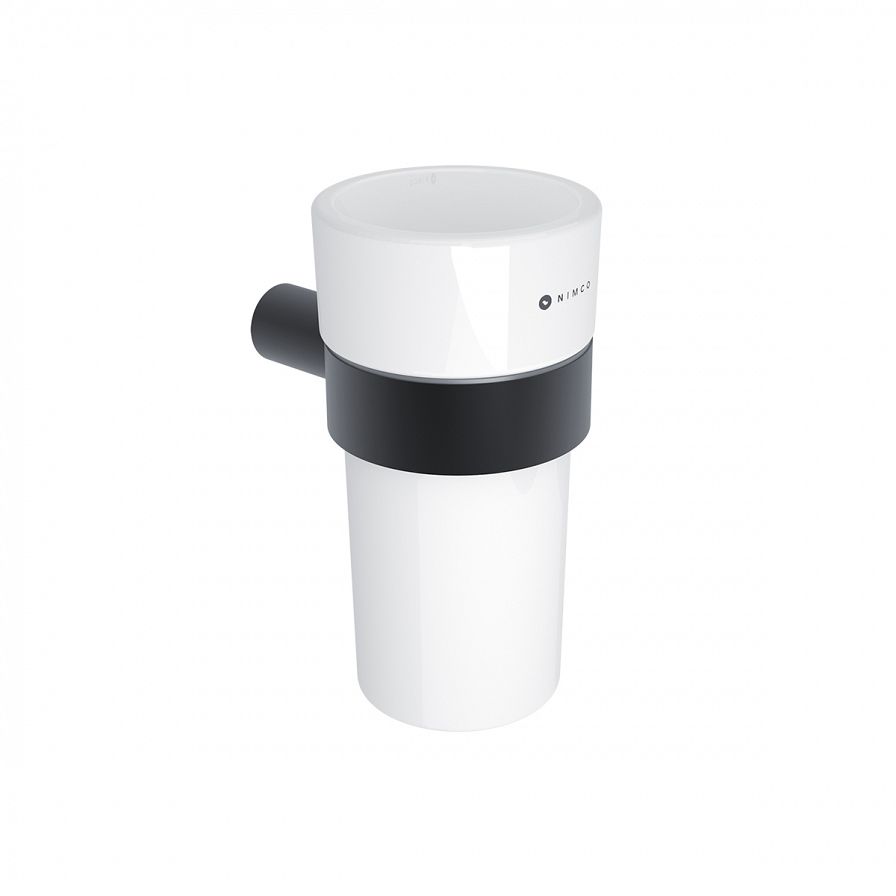 Black toothbrush holder