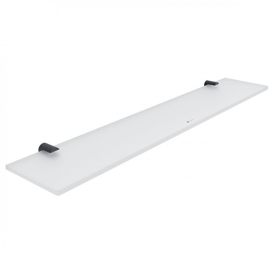 Black shelf without rail, 60 cm