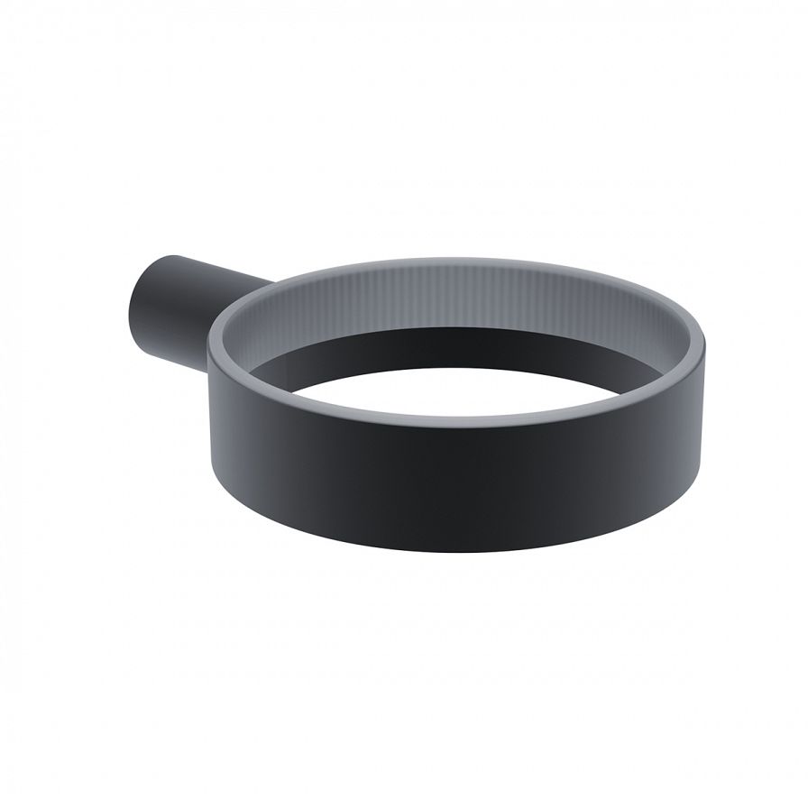 Černý úchyt WC kartáče