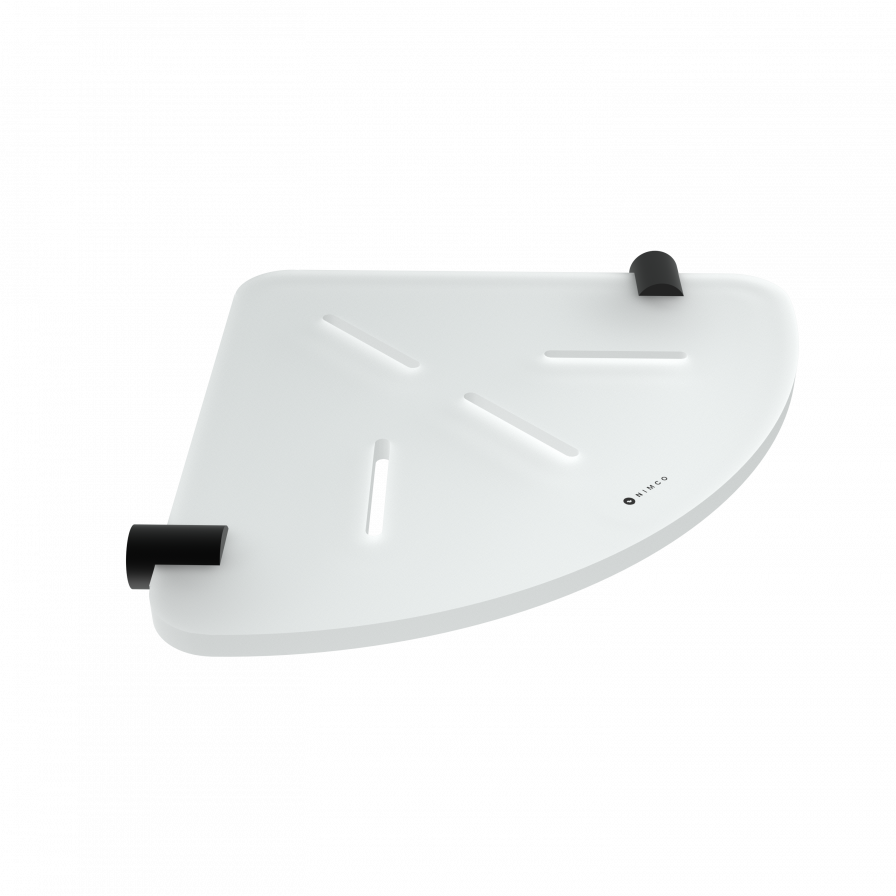 Černá rohová police IXI