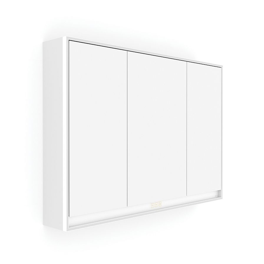White LED backlit mirror cabinet 1000.