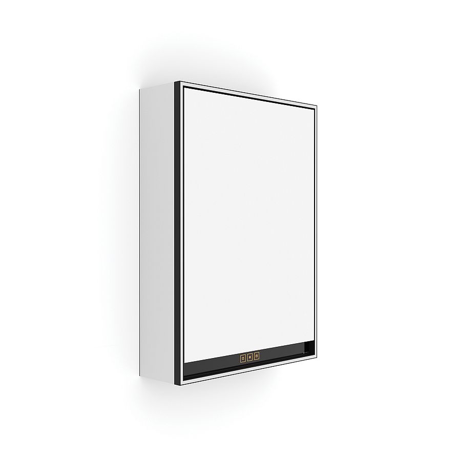 Black LED backlit mirror cabinet 500.