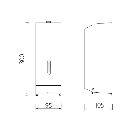 Soap or disinfectant gel dispenser