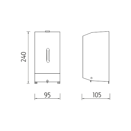 Soap or disinfectant gel dispenser