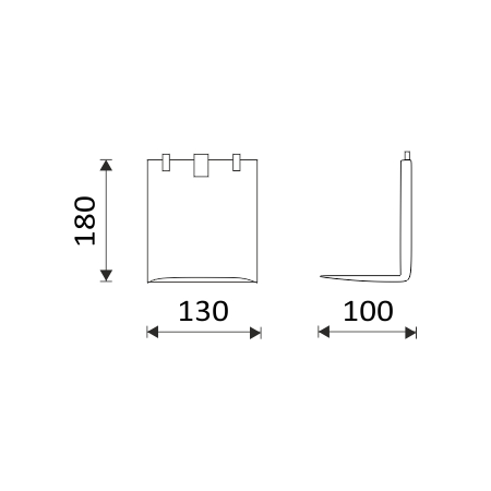 Drip tray for wall dispenser