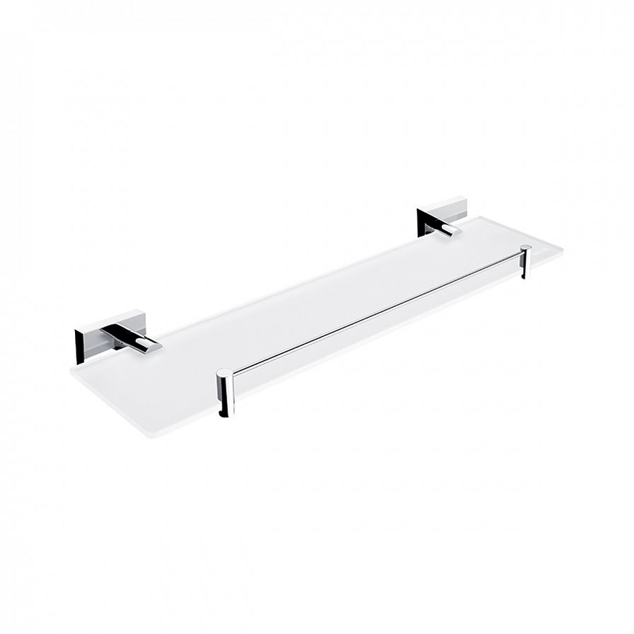 Shelf with rail, 50 cm