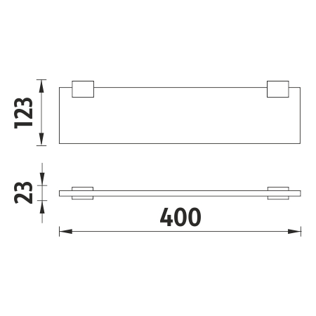 Shelf, 40 cm