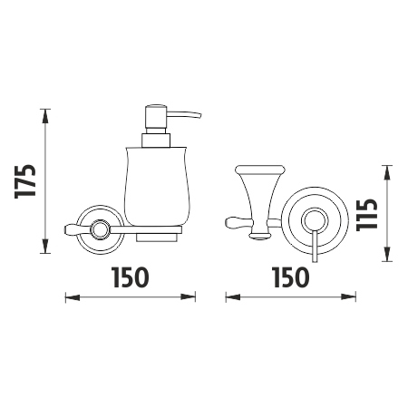 Soap dispenser, plastic pump