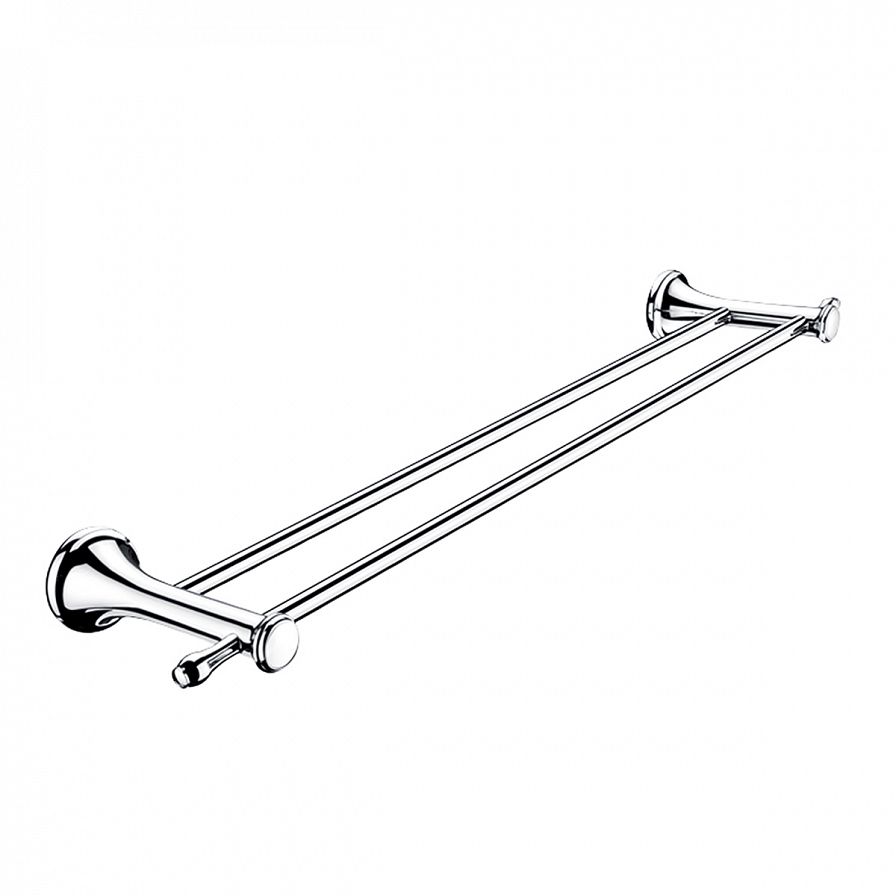 Double towel holder, 64 cm