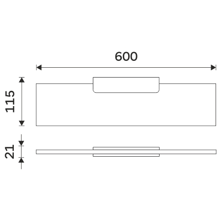 Shelf, 60 cm
