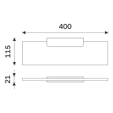 Shelf IXI, 40 cm