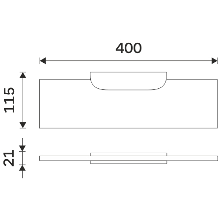 Shelf, 40 cm