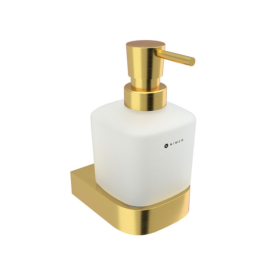 Soap dispenser, brass pump