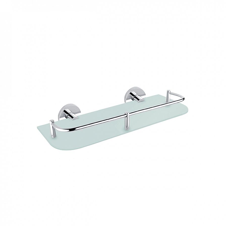 Shelf with rail, 30 cm