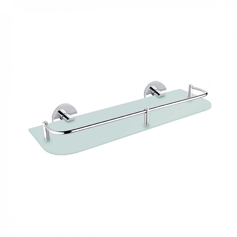 Shelf with rail, 40 cm