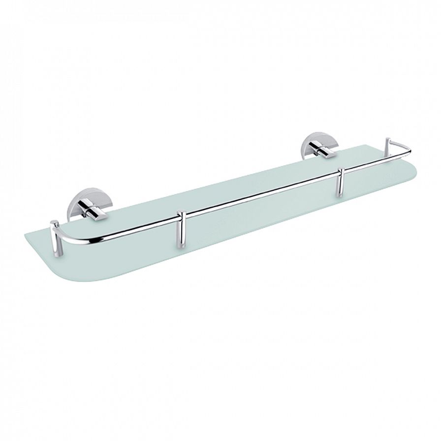 Shelf with rail, 50 cm