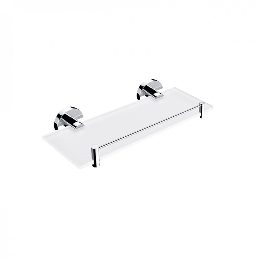 Shelf with rail, 30 cm