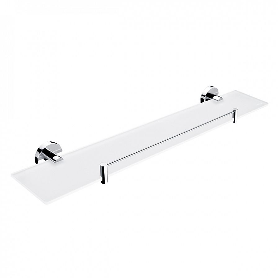 Shelf with rail, 60 cm