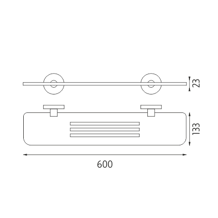 Shelf, 60 cm
