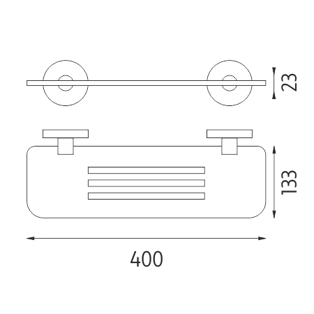 Shelf IXI, 40 cm