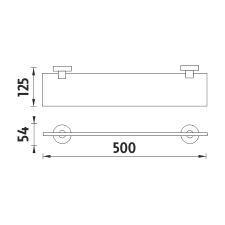 Shelf, 50 cm