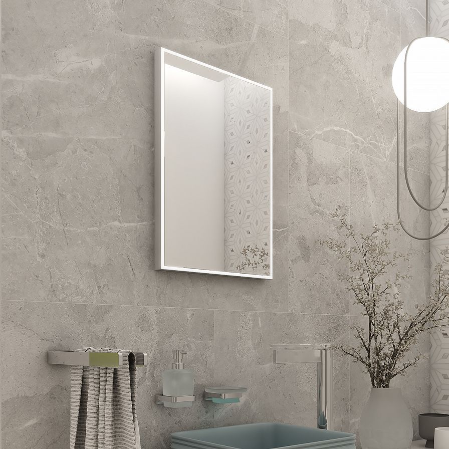 LED  mirror 400x600