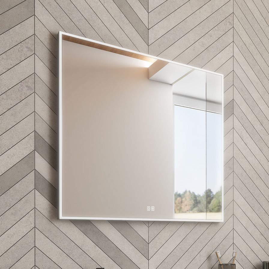 LED zrcadlo 700x700 se dvěma dotykovými senzory
