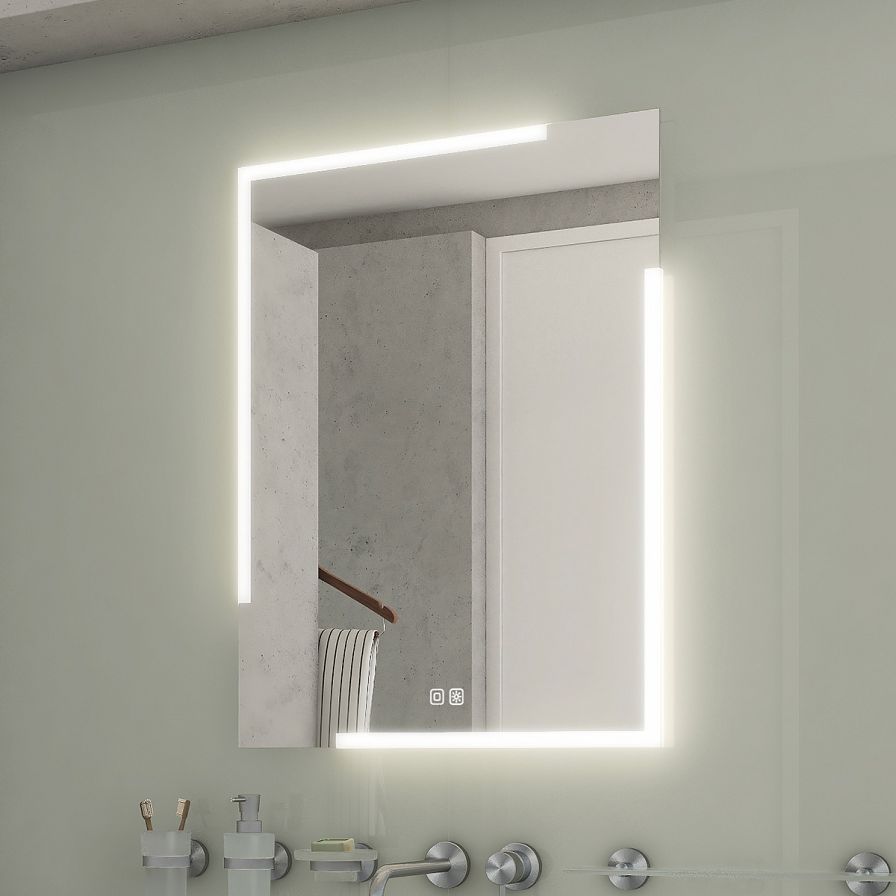 LED mirror 600x800 with two touch sensor