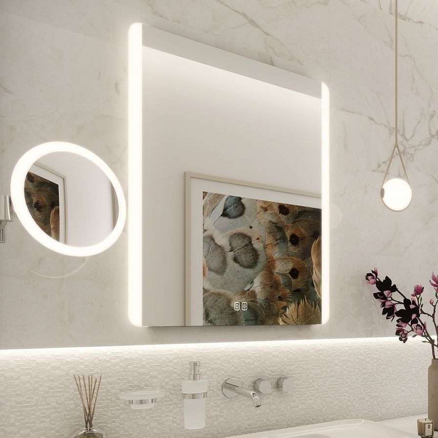 LED mirror 600x800 with two touch sensor