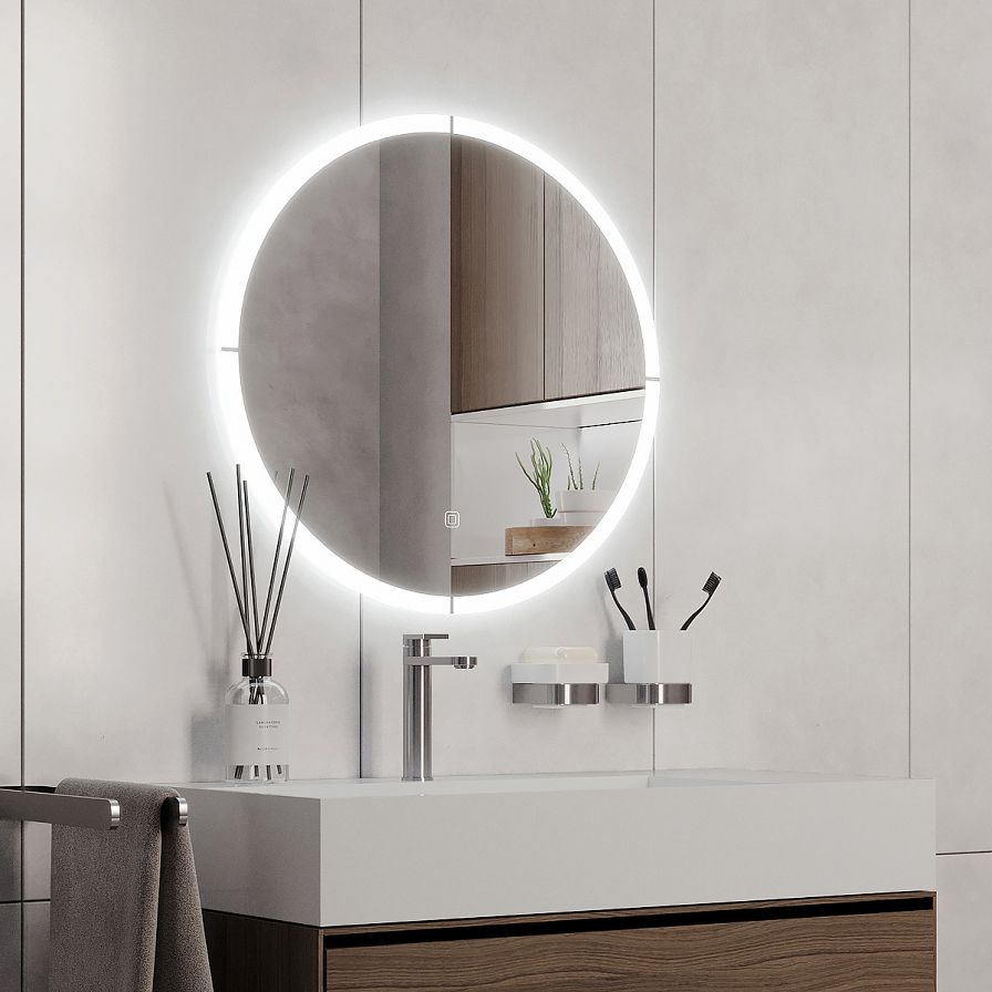 Kulaté LED zrcadlo pr. 800 s dotykovým senzorem