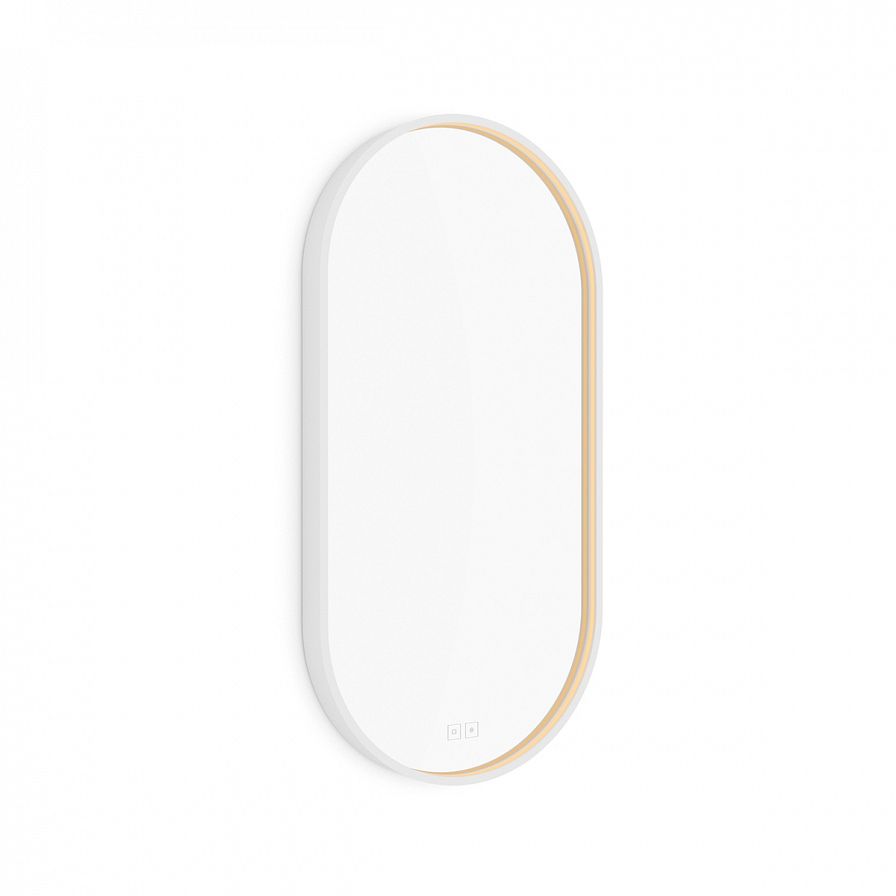 Bílé LED zrcadlo 400x800 se dvěma dotykovými senzory